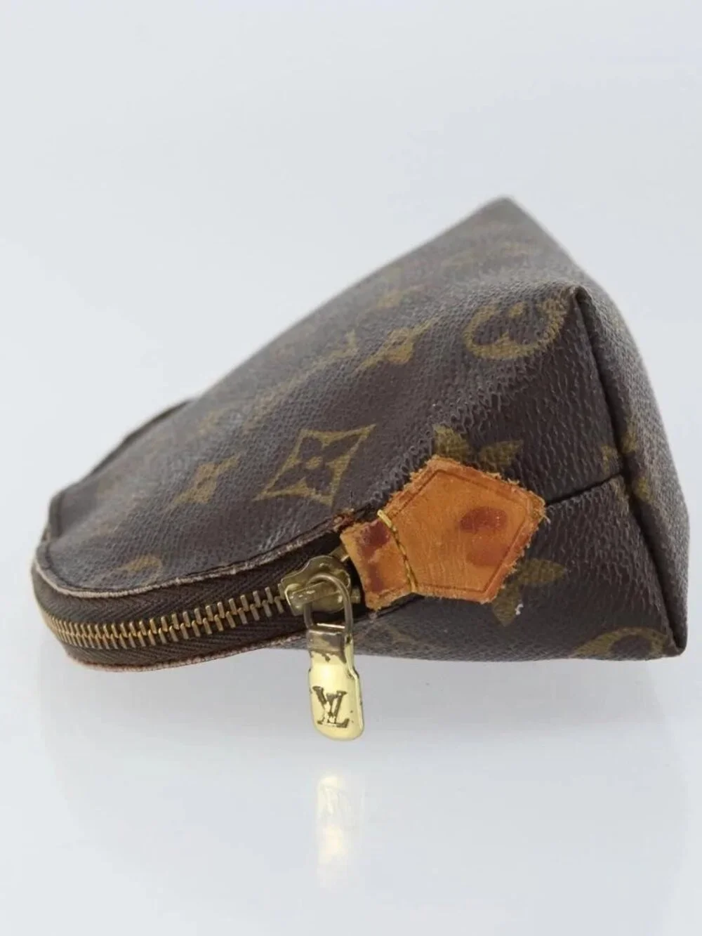 LOUIS VUITTON Monogram Pochette Cosmetic PM Pouch M43998 LV Auth